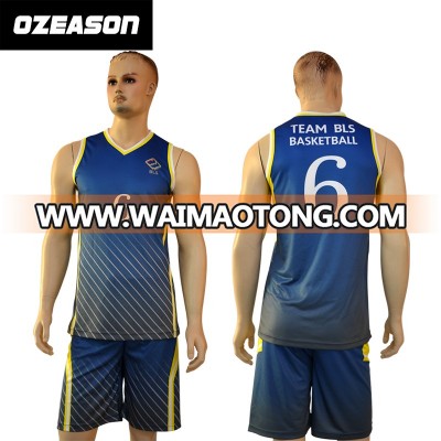 Custom embroidery/sublimation basketball jerseys with good quality for Wholesale