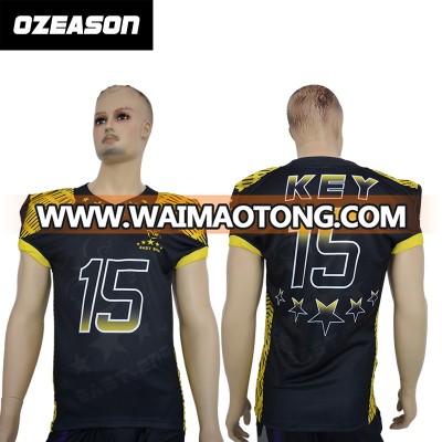 Cheap Wholesale American Football Jersey with High Quality Sublimation for Training